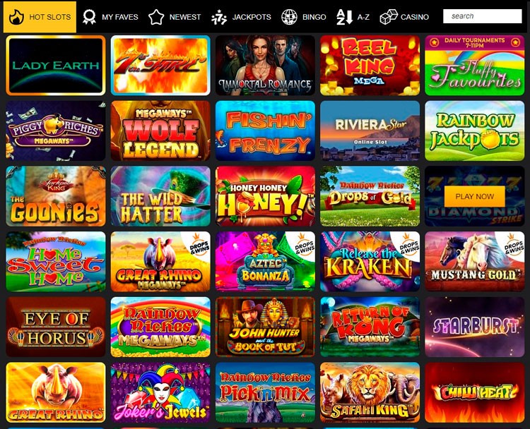 Горячие видеослоты